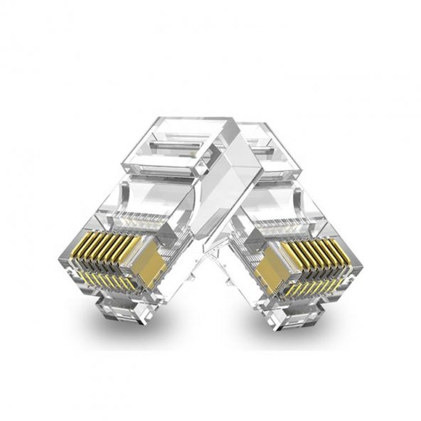 PrimeX PX-CAT460 Cat6 Jak, RJ45 Konnektör, Cat6 Plug 100 lü Paket - 4