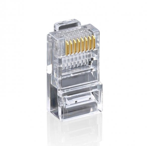 PrimeX PX-CAT460 Cat6 Jak, RJ45 Konnektör, Cat6 Plug 100 lü Paket - 5
