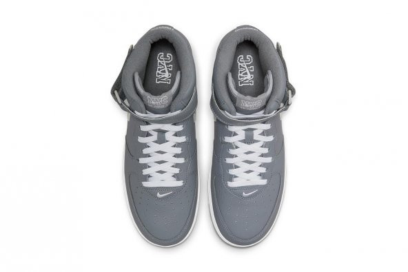 Nike Aİr Force 1 Mİd Ncy Jewel Erkek Spor Ayakkabı(Dar Kalıp) - 4