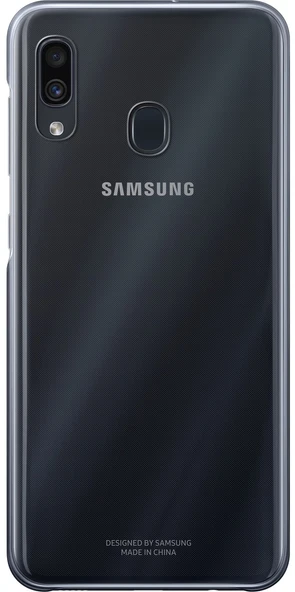 Samsung Galaxy A30 ve A20 İçin Gradation Cover Kılıf, Siyah EF-AA305CBEGWW