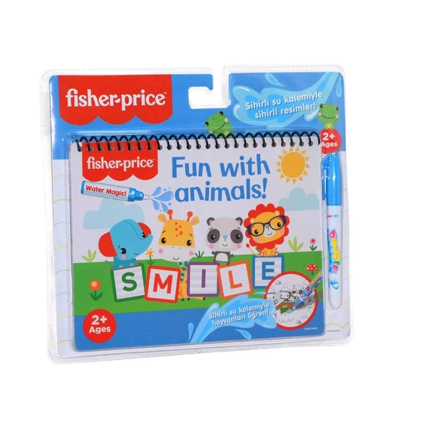 Fisher Price Sihirli Boyama Kitabı Su ile Yazma Kitabı Suyla Yazma Kitabı HAYVANLAR ANIMALS