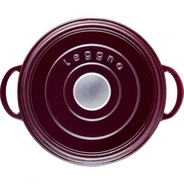 Leggno Majolik Bordo Derin Döküm Tencere 20 Cm FLM4881DT20MR - 2
