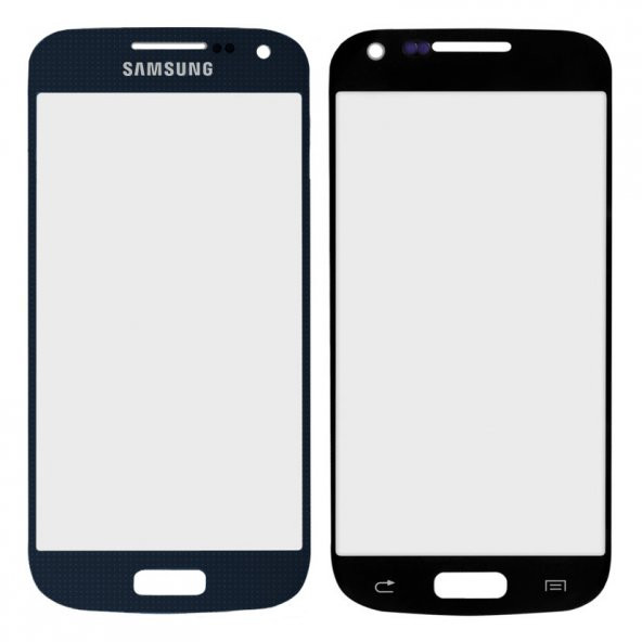 Samsung Galaxy S4 Mini I9190 Ön Cam Dokunmatik Lensi - Mavi