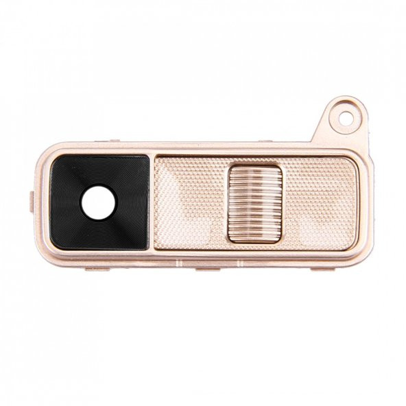 LG K8 K350 Kamera Lensi Kamera Camı Ses Tuşlu Set - Gold