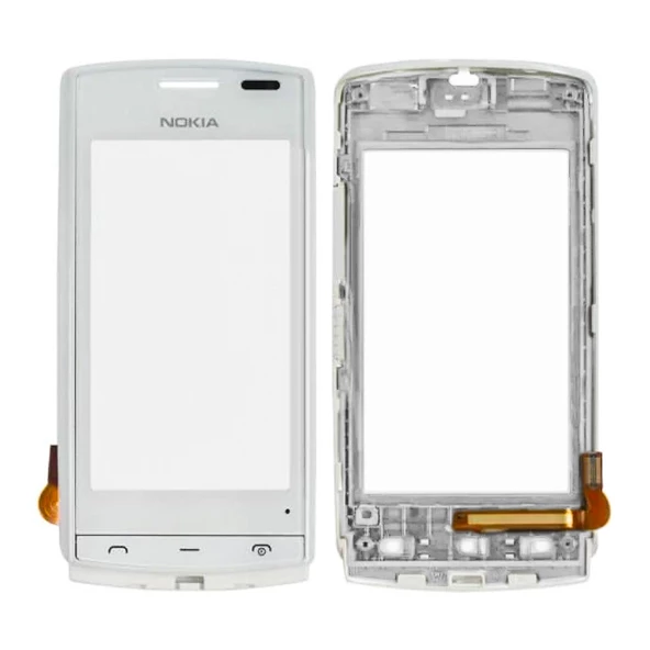 Nokia N500 Dokunmatik Lens Ön Panel Orijinal - Beyaz