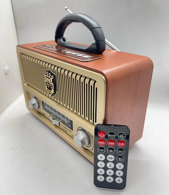 Everton RT-805 Bluetooth Usb/Sd/Aux/Fm Radyo Nostalji Müzik Kutusu