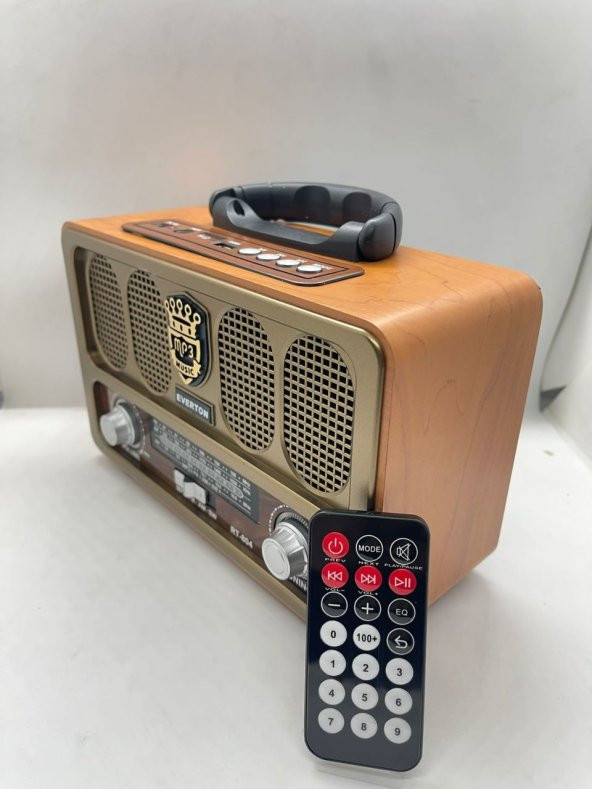 Everton RT-804 Bluetooth Usb/Sd/Aux/Fm Radyo Nostalji Müzik Kutusu