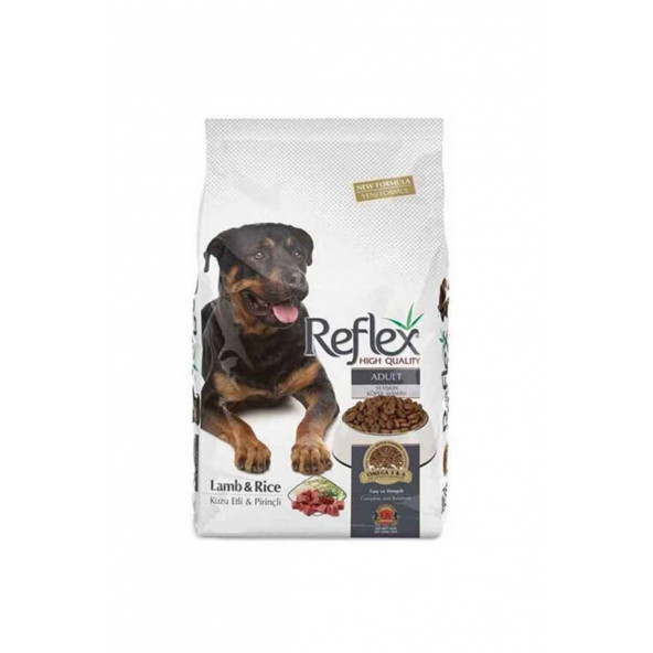 Reflex Kuzu Etli Pirinçli Yetişkin Köpek Maması 3 kg