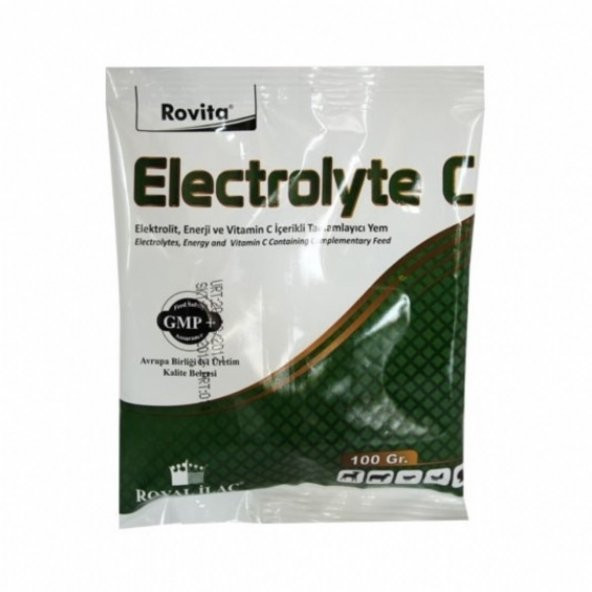 Royal Electrolyte C Elektrolit ve C Vitaminli İshal İçin Yem Katkısı 100 Gr