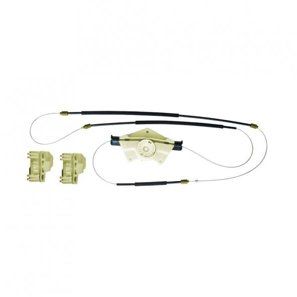 PASSAT B5 (3B-3BG)1996 2005 CAM KRİKO TEL ÖN SOL SET KAPAKLI ürün görseli 1