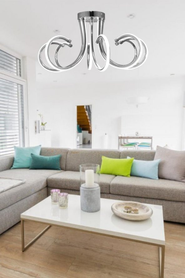 Eray Aydınlatma 900-8 Krom Led Avize - Resim 2