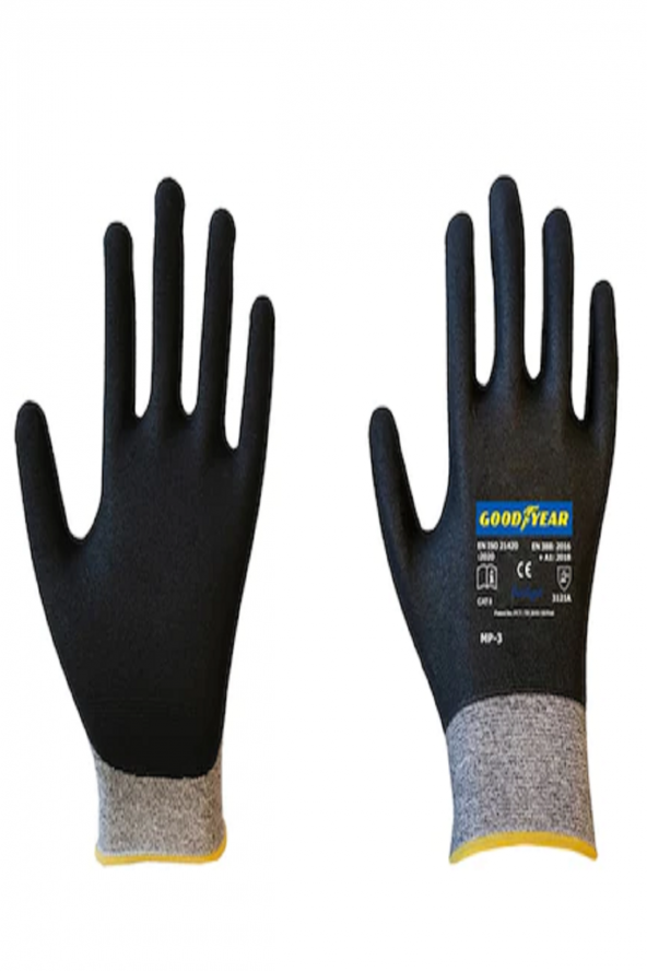 Goodyear Eldiven MP-3 Tam Kaplı 10 XL EN388 (1 Çift) - 1