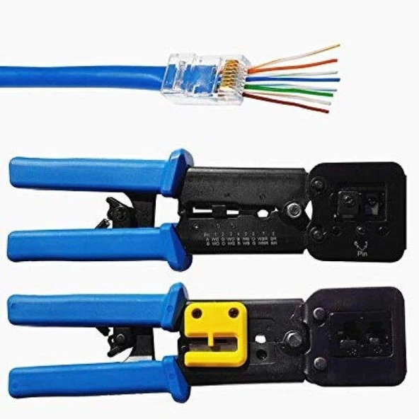 Yeni Nesil Rj45 Rj11 Cat5 Cat6 Ağ sıkma Pensesi NTC-699
