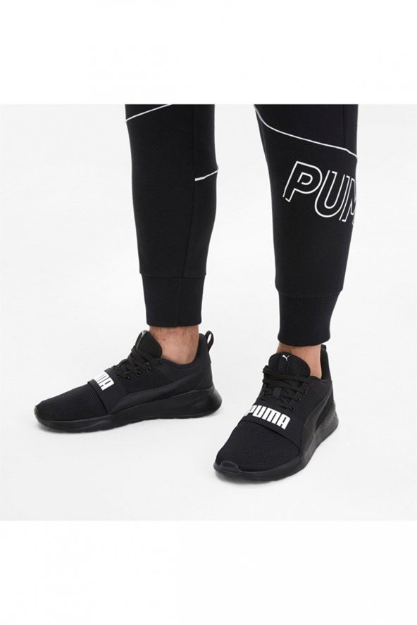 Puma Anzarun Lite Bold 372362 Siyah-Beyaz Kadın Spor Ayakkabı