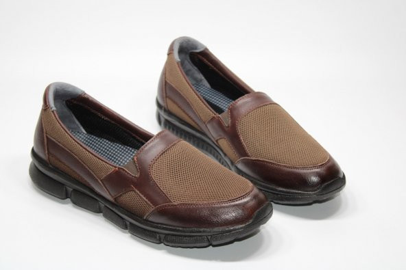 HANIMCA HAKİKİ DERİ HAFİF TABAN ORTOPEDİK BAĞSIZ KADIN GÜNLÜK AQUA AYAKKABI