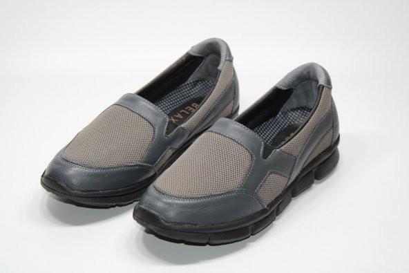 HANIMCA HAKİKİ DERİ HAFİF TABAN ORTOPEDİK BAĞSIZ KADIN GÜNLÜK AQUA AYAKKABI - 8