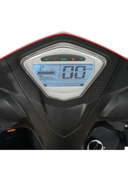 Kuba Mt-3 Pro Elektrikli Moped Gri - Resim 2