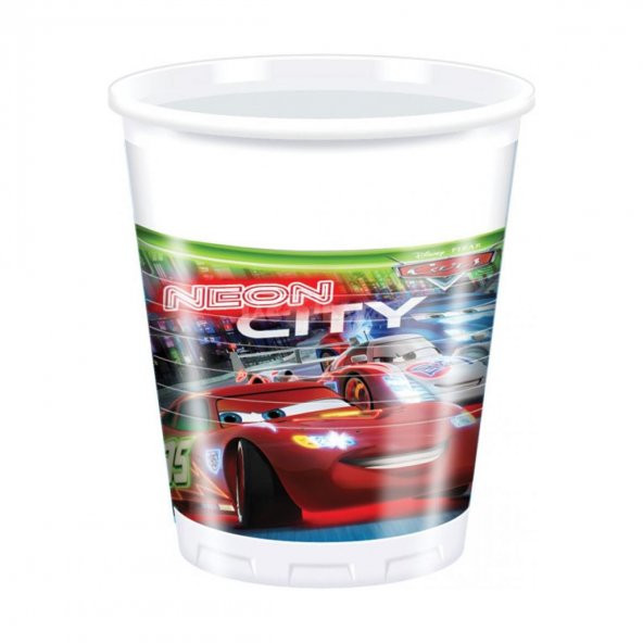 Disney Cars Plastik Bardak (Disney Cars Plastik Bardak) 8 Adet