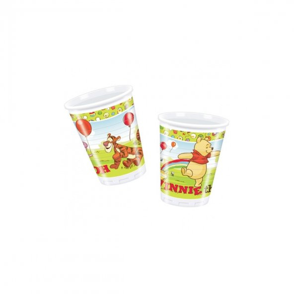 Disney Winnie The Pooh Plastik Bardak 8 Adet