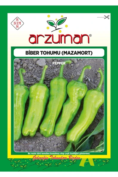 Mazamort Üçburun Biber Tohumu 10 Gram