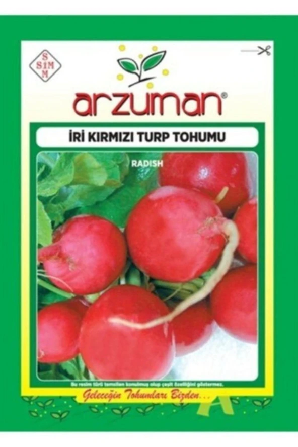 Iri Kırmızı Turp Tohumu 25 Gr (paket)