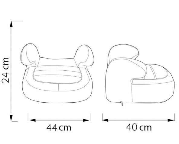 ComfyMax Premium 15-36kg Yükseltici Oto koltuğu Blue Jean - 3