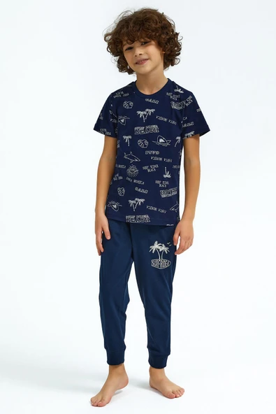 Roly Poly 2708 Surf Rider Erkek Çocuk Pijama Takımı - 2