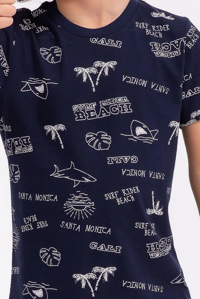 Roly Poly 2708 Surf Rider Erkek Çocuk Pijama Takımı - 4