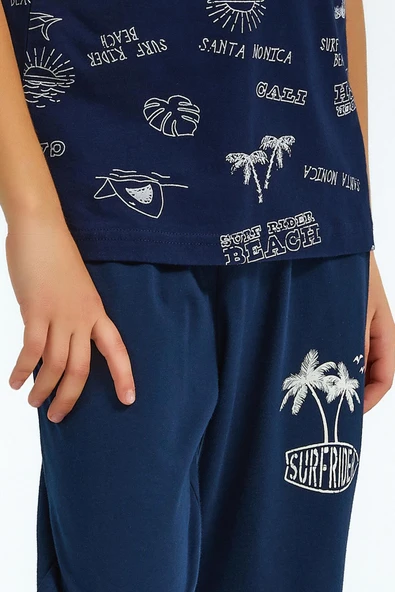 Roly Poly 2708 Surf Rider Erkek Çocuk Pijama Takımı - 5