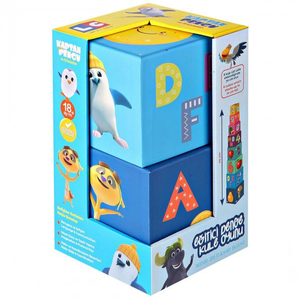 Kaptan Pengu ve Arkadaşları Eğitici Denge Kule Oyunu - 2
