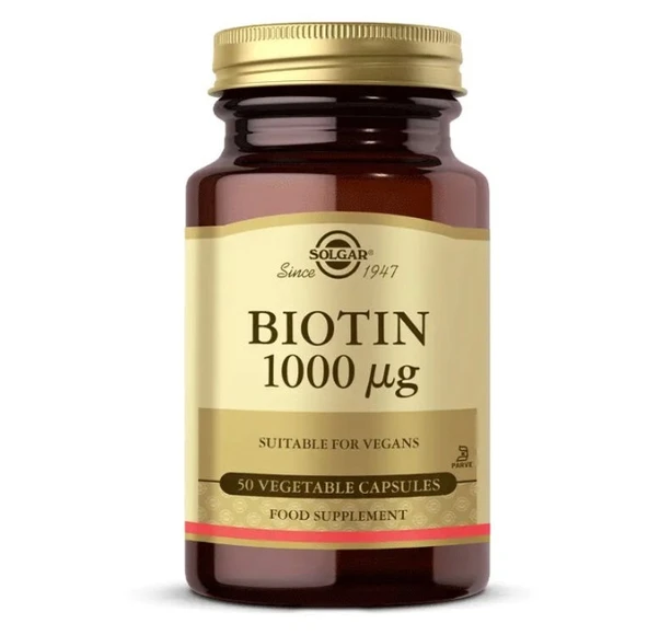 Solgar Biotin 1000 mcg 50 Kapsül - Resim 2