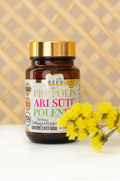 Bee`o Up Propolis Arı Sütü Polen Çocuk 60 Tablet - 4
