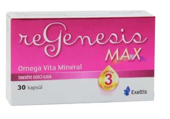 Regenesis Max Omega Vita Mineral 30 Kapsül