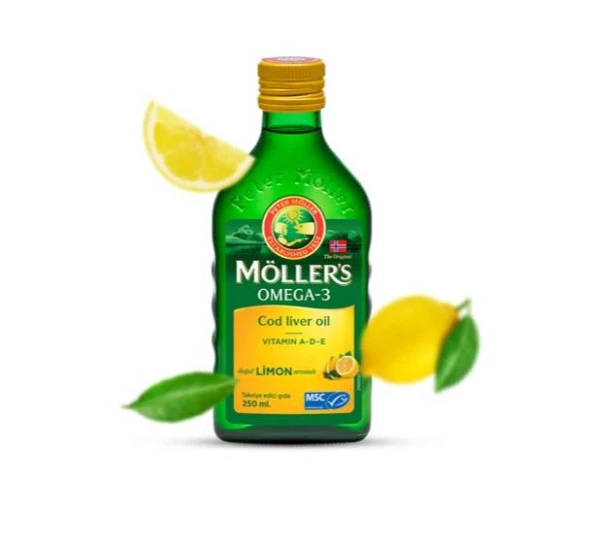 Möller's Omega 3 Balık Yağı Limon 250 ml