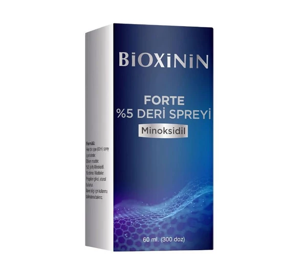 Bioxinin Forte Minoksidil %5 Deri Spreyi 60 ml