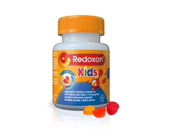 Redoxon Kids C+D+Çinko Çiğnenebilir Tablet 60 Adet ürün görseli