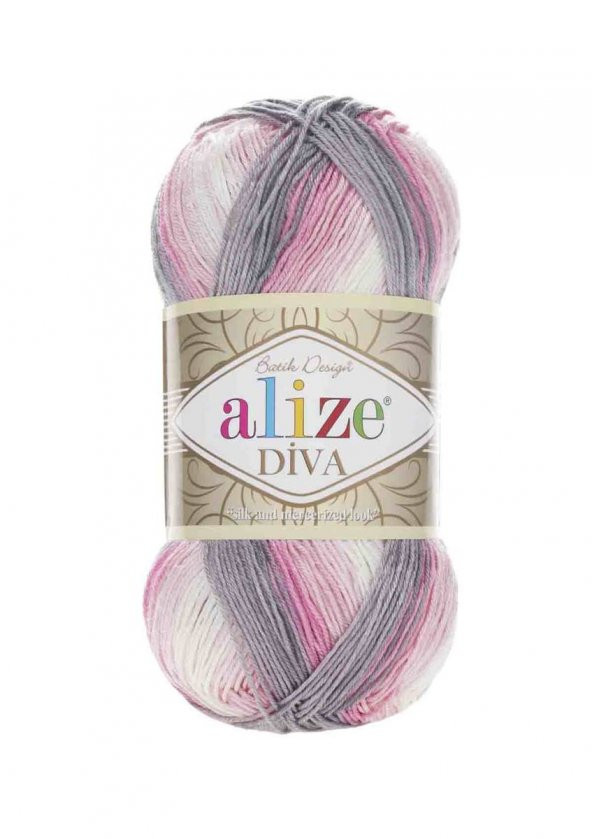 Alize Diva Batik El Örgü İpi 3245