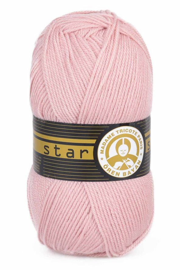 Ören Bayan Star El Örgü İpi Pembe 001