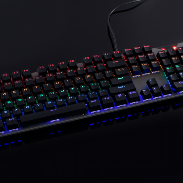 Galax Stealth 03 Blue Switch RGB Aydınlatmalı Mekanik Oyuncu Klavyesi (KGS0314T1MR1BBK0-GLX) - 7