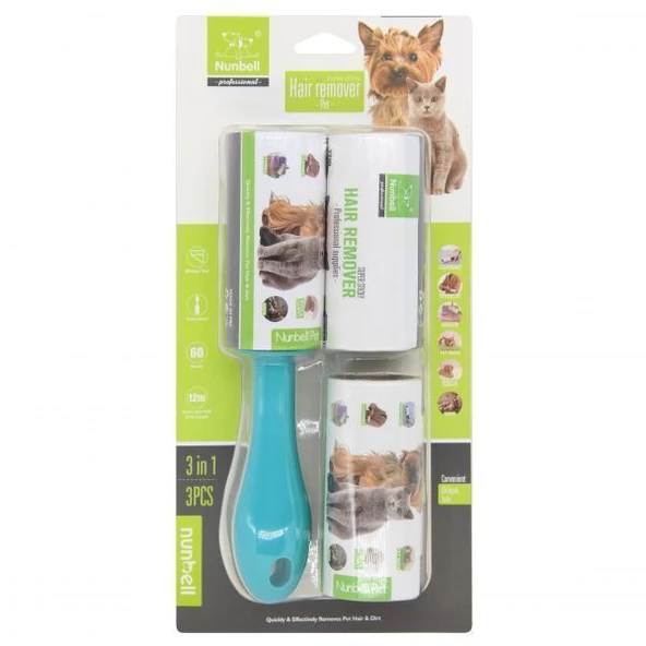 NUNBEL TÜY TOPLAMA RULOSU İKİ YEDEKLİ