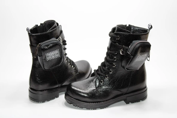 ENSA KIZ ÇOCUĞU ORTOPEDİK KAYMAZ TABAN CÜZDANLI FERMUARLI BOT - 21