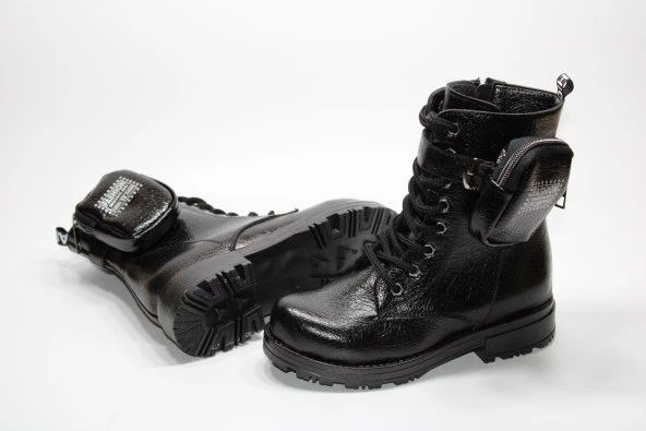 ENSA KIZ ÇOCUĞU ORTOPEDİK KAYMAZ TABAN CÜZDANLI FERMUARLI BOT - 24