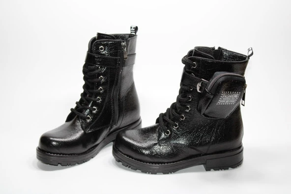 ENSA KIZ ÇOCUĞU ORTOPEDİK KAYMAZ TABAN CÜZDANLI FERMUARLI BOT - 26