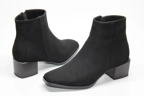 LADYPARK KALIN TOPUKLU BAĞSIZ FERMUARLI KADIN GÜNLÜK BİLEK BOT - 6