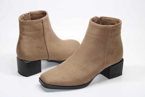 LADYPARK KALIN TOPUKLU BAĞSIZ FERMUARLI KADIN GÜNLÜK BİLEK BOT - 2