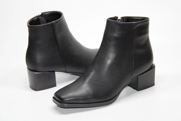 LADYPARK KALIN TOPUKLU BAĞSIZ FERMUARLI KADIN GÜNLÜK BİLEK BOT - 10