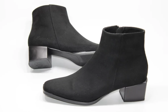 LADYPARK KALIN TOPUKLU BAĞSIZ FERMUARLI KADIN GÜNLÜK BİLEK BOT - 7