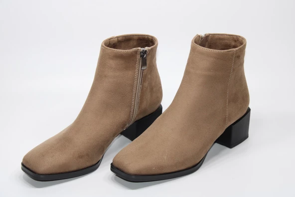 LADYPARK KALIN TOPUKLU BAĞSIZ FERMUARLI KADIN GÜNLÜK BİLEK BOT - 4