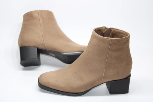 LADYPARK KALIN TOPUKLU BAĞSIZ FERMUARLI KADIN GÜNLÜK BİLEK BOT - 3