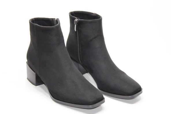 LADYPARK KALIN TOPUKLU BAĞSIZ FERMUARLI KADIN GÜNLÜK BİLEK BOT - 5